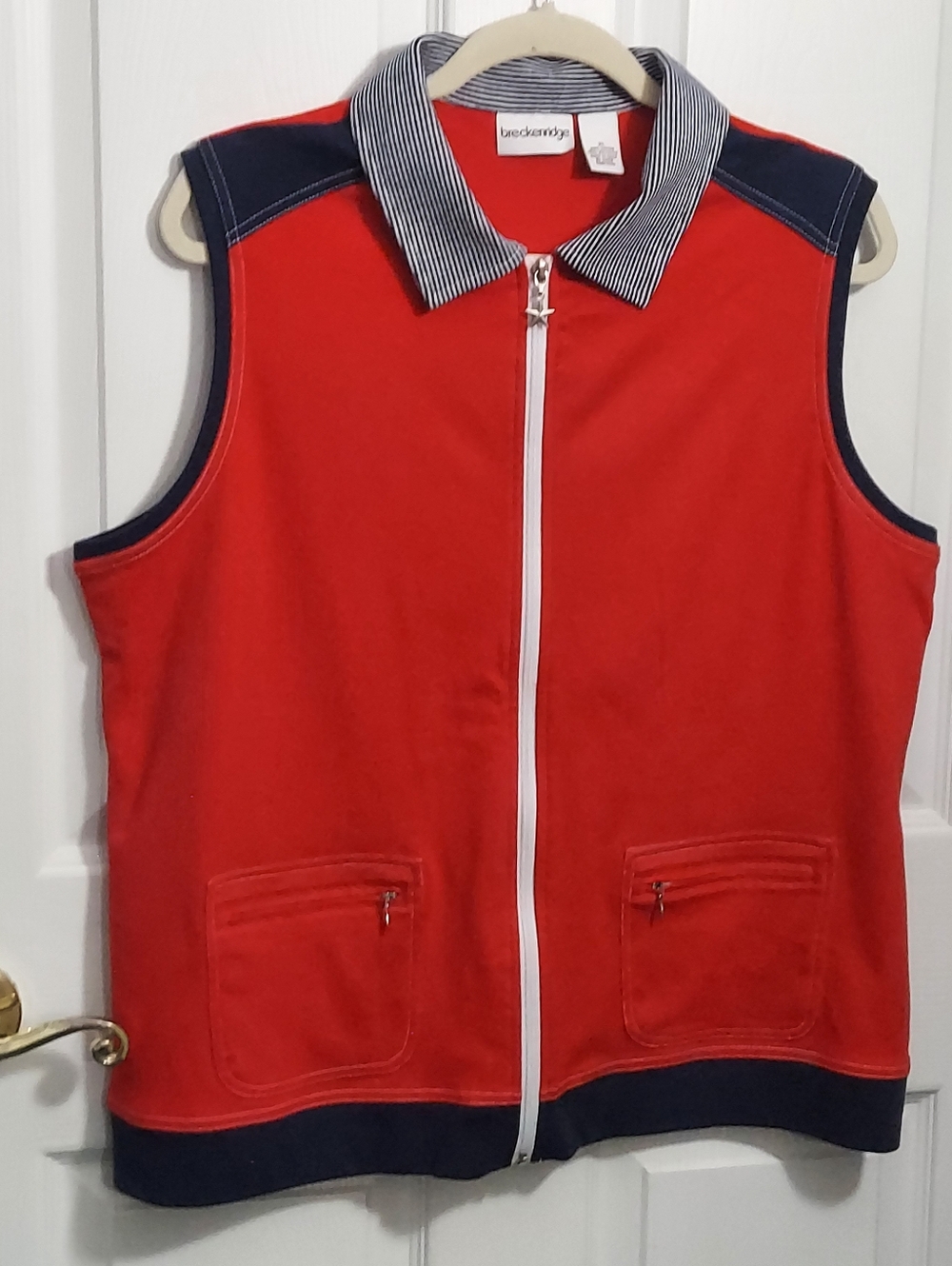 Breckinridge Red, White & Blue Vest
